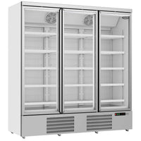 CONGÉLATEUR 3 PORTES EN VERRE JDE-1530F
