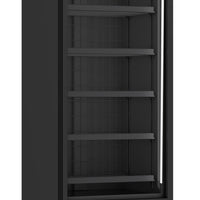 CONGÉLATEUR 1 PORTE EN VERRE NOIR JDE-600F BL