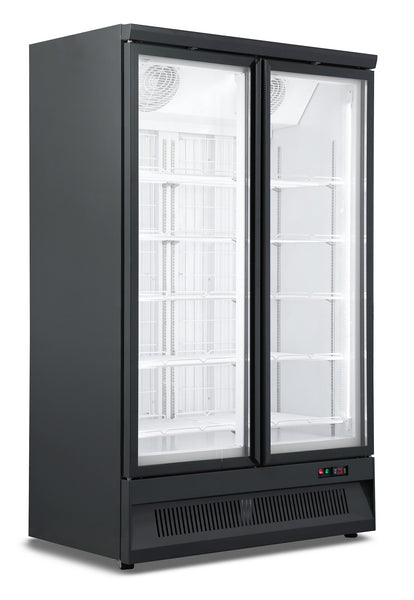 RÉFRIGÉRATEUR 2 PORTES EN VERRE SVO-1000R