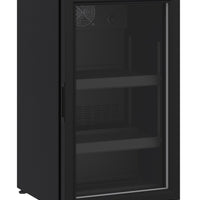 RÉFRIGÉRATEUR POSABLE PORTE EN VERRE 136L NOIR