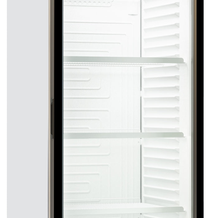 RÉFRIGÉRATEUR 1 PORTE EN VERRE SENS OUVERTURE PORTE GAUCHE