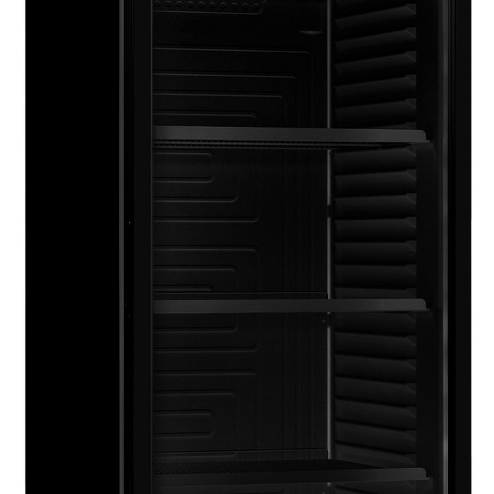 RÉFRIGÉRATEUR 1 PORTE EN VERRE NOIR