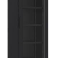 RÉFRIGÉRATEUR 1 PORTE EN VERRE NOIR 232L *TRANSPORT SUR DEMANDE*