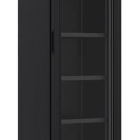 RÉFRIGÉRATEUR 1 PORTE EN VERRE NOIR 348L *TRANSPORT SUR DEMANDE*