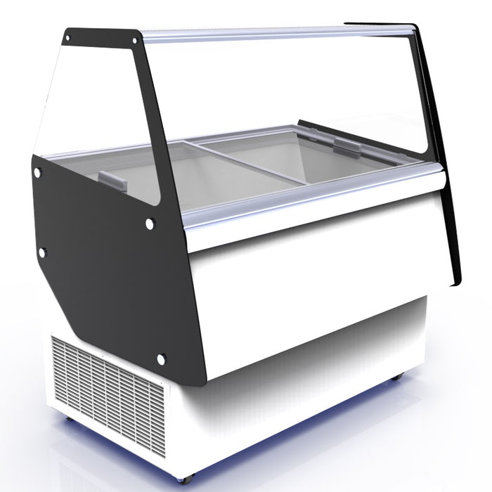 VITRINE À CREME GLACÉE IBIZA 8X5 LTR