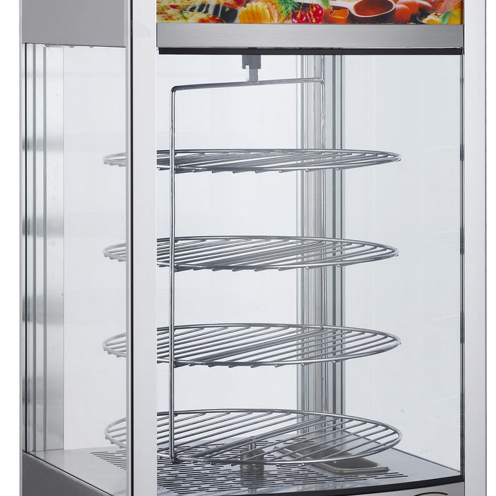 VITRINE CHAUFFANTE ROTATIVE 97L
