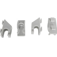 SET 4 CLIPS BLANC POUR 7487.0165  ANCIENNE SÉRIE