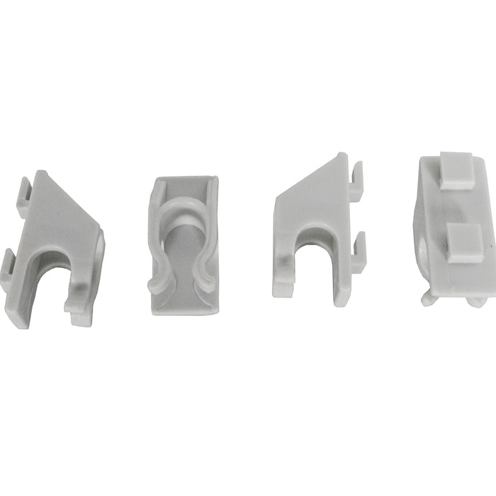 SET 4 CLIPS BLANC POUR 7487.0165  ANCIENNE SÉRIE
