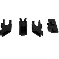 SET 4 CLIPS NOIR POUR 7487.0170-0175-0180  ANCIENNE SÉRIE