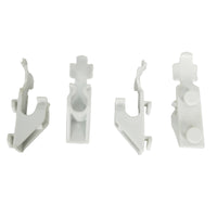 SET 4 CLIPS BLANC POUR 7487.0165  NOUVELLE SÉRIE