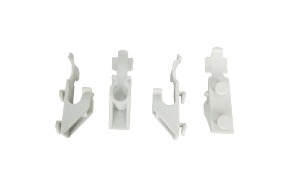 SET 4 CLIPS BLANC POUR 7487.0165  NOUVELLE SÉRIE