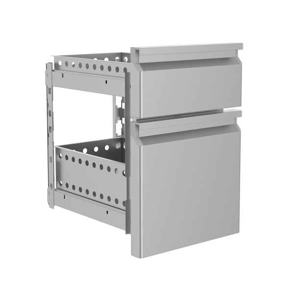 BLOC DE TIROIRS 2/3 MONOBLOCK SOFT CLOSING