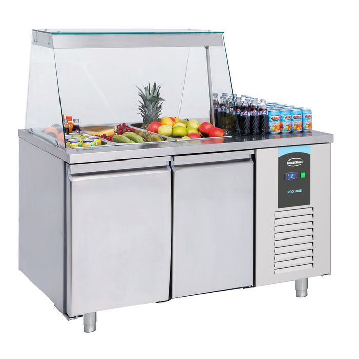 SALADETTE 2 PORTES 3x 1/1GN RÉCIPIENT