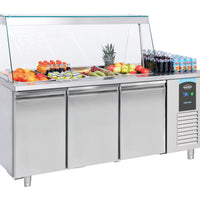 SALADETTE 3 PORTES 4x 1/1GN RÉCIPIENT