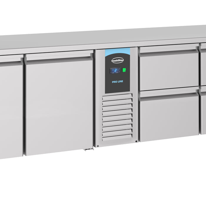 700 TABLE RÉFRIGÉRÉE 2 PORTES ET 4 TIROIRS MONOBLOCK ENERGY LINE