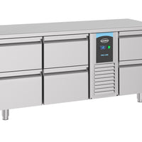 700 TABLE RÉFRIGÉRÉE 6 TIROIRS MONOBLOCK ENERGY LINE