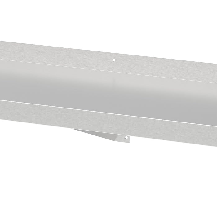 300 ÉTAGÈRE MURALES EN INOX 1200 INCL. CONSOLES