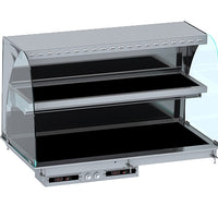 DROP-IN VITRINE COURBEE CHAUFFANTE AVEC PLAQUE VITRO CERAMIQUE MODELE MURAL - NOIR 4/1