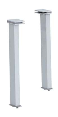 2 SUPPORTS POUR VERRE COURBÉ