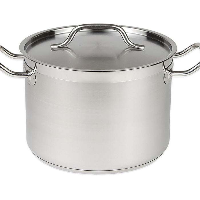 CASSEROLE EN ACIER INOXYDABLE + COUVERCLE ø20 4L