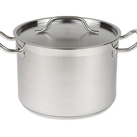 CASSEROLE EN ACIER INOXYDABLE + COUVERCLE ø40 31L