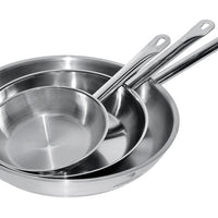 POÊLE À FRIRE EN ACIER INOX ø24 2,3L