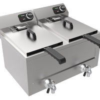 FRITEUSE POSABLE ÉLECTRIQUE 2X8L 2X3KW