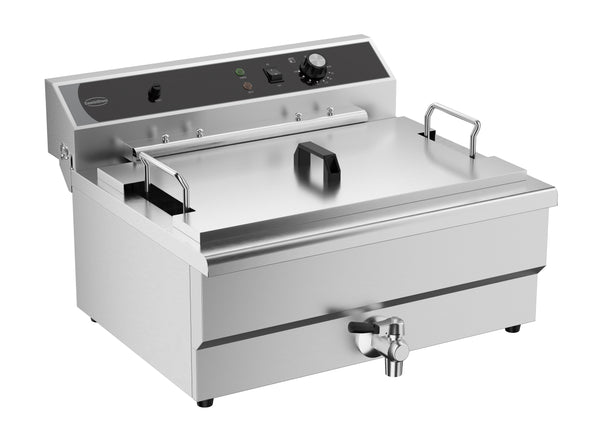FRITEUSE POSABLE ÉLECTRIQUE 25L - AVEC ROBINET DE VIDANGE
