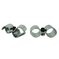 JEU DE 2 SUPPORTS DE CONNEXION CHROME POUR 7530.0005-0010-0015-0020