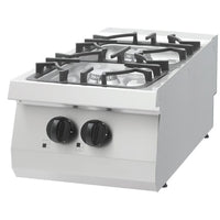 Heavy Duty cuisinière - 2 brûleurs - 15kW - gaz