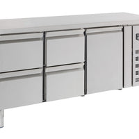 700 TABLE RÉFRIGÉRÉE 1 PORTE ET 4 TIROIRS