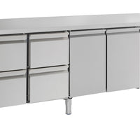 700 TABLE RÉFRIGÉRÉE 2 PORTES ET 4 TIROIRS