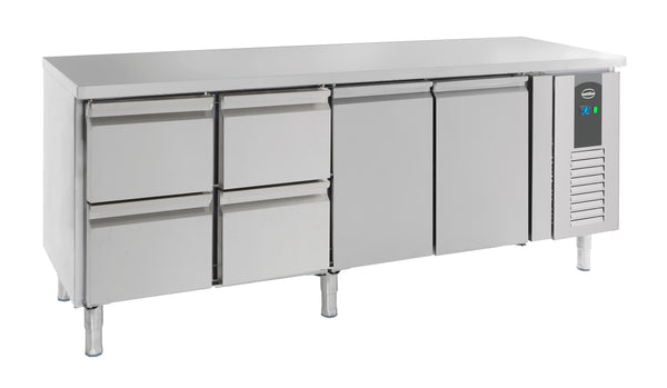 700 TABLE RÉFRIGÉRÉE 2 PORTES ET 4 TIROIRS
