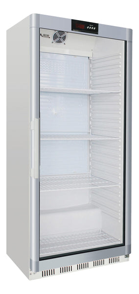 ARMOIRE REFRIGEREE BLANCHE PORTE VITREE , +2/+8°C