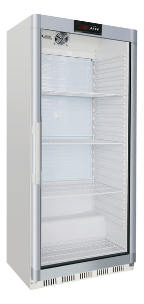 ARMOIRE REFRIGEREE BLANCHE PORTE VITREE -18/-24°C