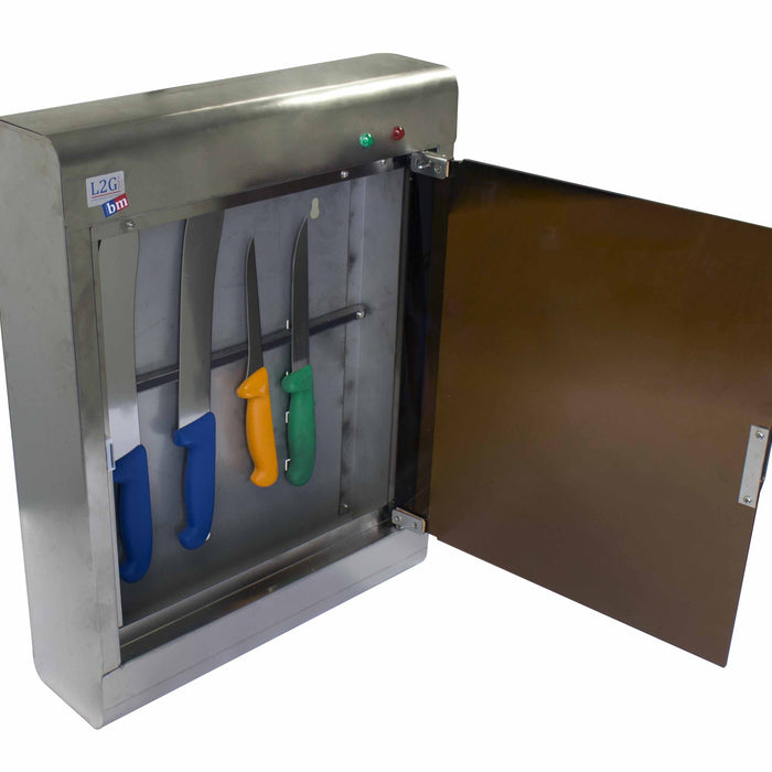 ARMOIRE INOX A STERILISER A AIMANT AVEC TUBE UV 8W
