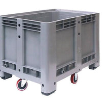 BAC A GLACE ROULANT POLYETHYLENE 500 LITRES