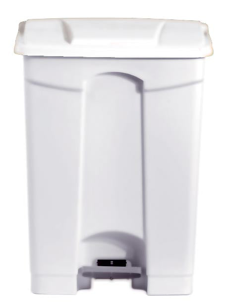 POUBELLE BLANCHE POLYPROPYLENE 90L