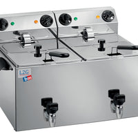 FRITEUSE ELECTRIQUE 2 CUVES DE 8L