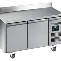 DESSERTE REFRIGEREE INOX AVEC DOSSERET 100X20 MM,
