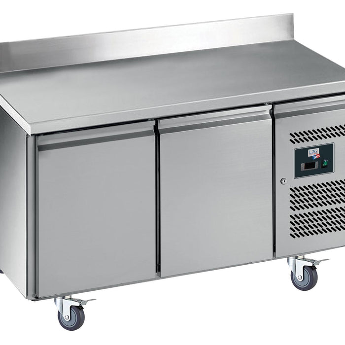 DESSERTE REFRIGEREE INOX AVEC DOSSERET 100X20 MM,