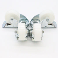 Wheels set for Table Steamer - 2 with brackes - 4.3 Inch / 11 cm