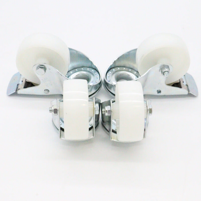 Wheels set for Table Steamer - 2 with brackes - 4.3 Inch / 11 cm