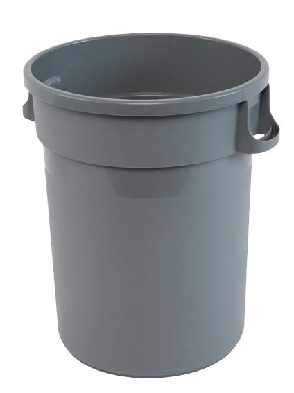 CONTENEUR HYGIENIQUE BLANC 80L AVEC COUVERCLE ET