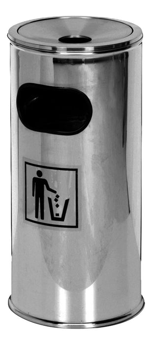 CORBEILLE A DECHETS , CENDRIER INOX