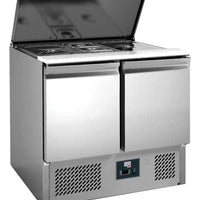 SALADETTE INOX COUVERCLE TELESCOPIQUE +2/+8°C
