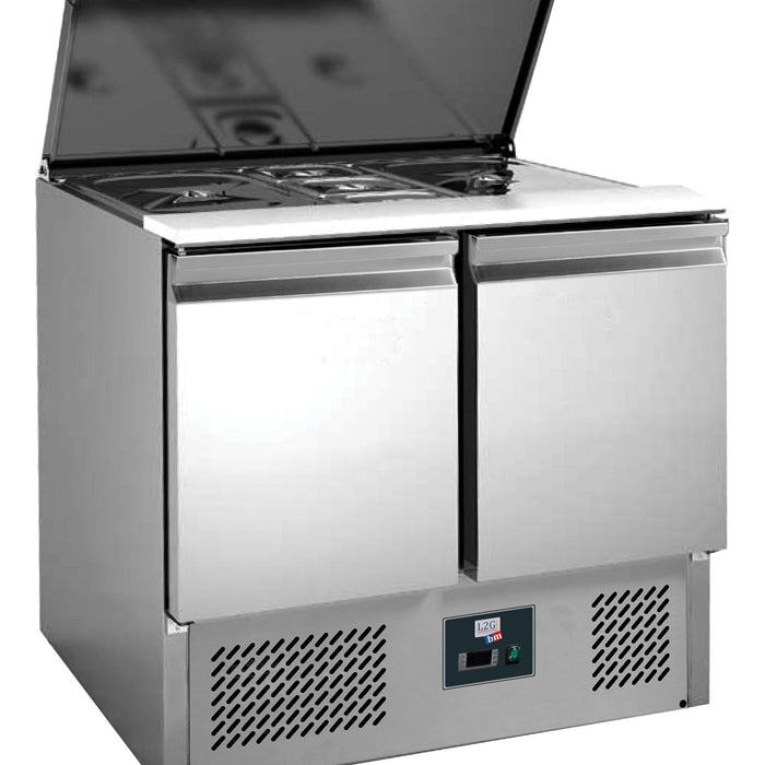 SALADETTE INOX COUVERCLE TELESCOPIQUE +2/+8°C