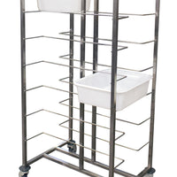 ECHELLE INOX SOUDEE POUR 16 BACS DE DIVISEUSE