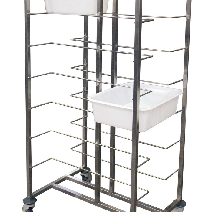 ECHELLE INOX SOUDEE POUR 16 BACS DE DIVISEUSE
