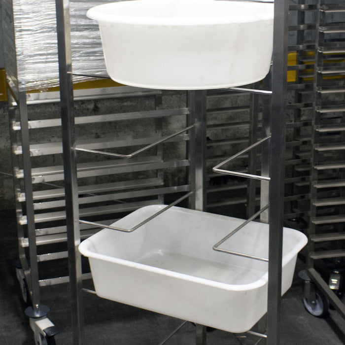 ECHELLE INOX SOUDEE POUR 8 BACS DE DIVISEUSE